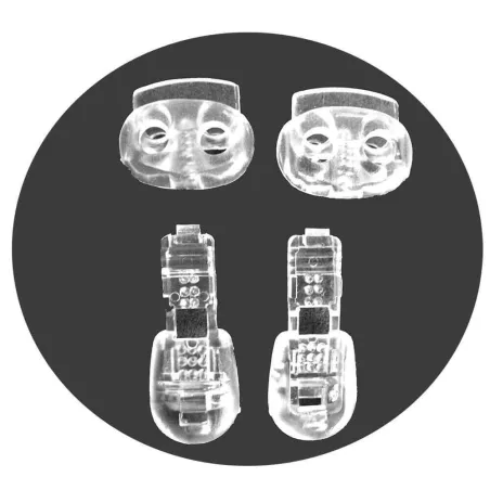 Lacets élastiques noirs et gris-sans noeuds-autobloquants-A…