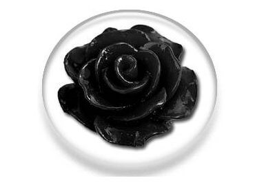 1 paire x ​décorations de lacets rose noire