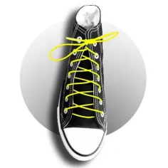 Lacets élastiques jaunes fluos pratiques pour chaussures…