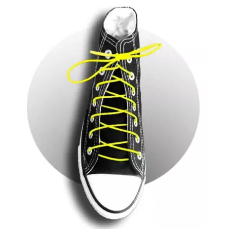 Lacets élastiques jaunes fluos pratiques pour chaussures…