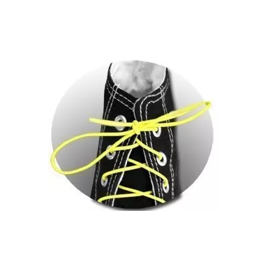 Lacets élastiques jaunes fluos pratiques pour chaussures…