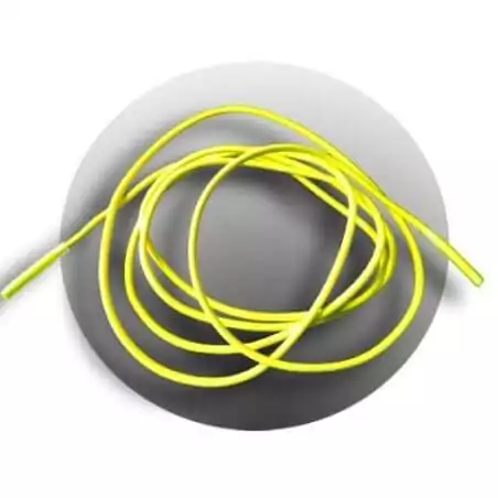 Lacets fins ronds élastiques jaunes fluos pour vos chaussures Lacets fins ronds élastiques jaunes fluos pour vos chaussures