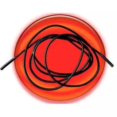 Lacets fins ronds élastiques noirs pour vos chaussures