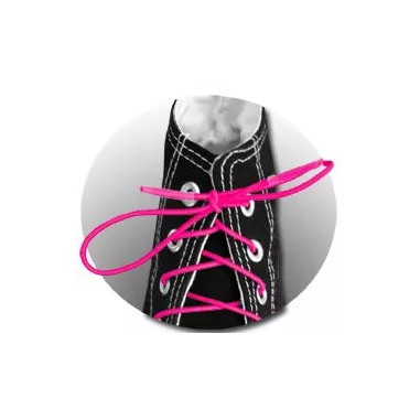 Lacets élastiques roses fluos pratiques pour chaussures…