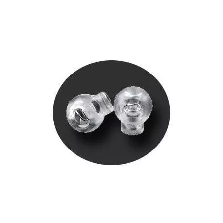 Bloqueurs stoppeurs ronds transparents de lacets de…