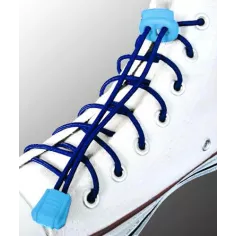 Lacets élastiques bleus marines-sans noeuds-autobloquants-A…