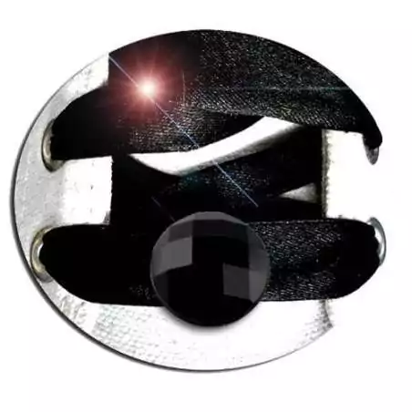 Envie de décorer vos chaussures ? Décorations noires à facettes