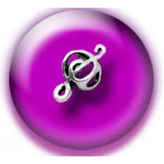 Décorations, bijoux de lacets musique argentés .vente… 2