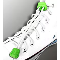 Lacets élastiques blancs-sans noeuds-autobloquants-Achat|Ve…