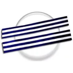 Lacets marinière bleu blanc en vente en boutique de lacets… 2