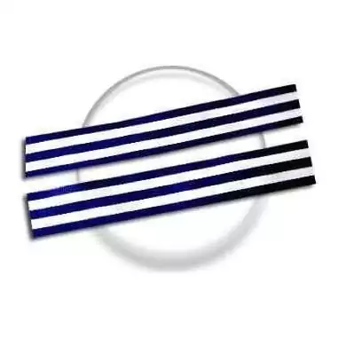 Lacets marinière marine & blanc pour vos chaussures