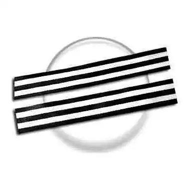 Lacets marinière noir & blanc pour vos chaussures