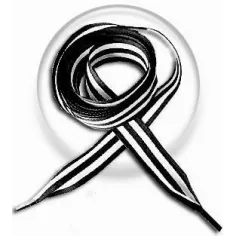 Lacets marinière noir blanc en vente en boutique France en…