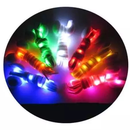 Lacets lumineux colorés pour vos chaussures Lacets lumineux colorés pour vos chaussures