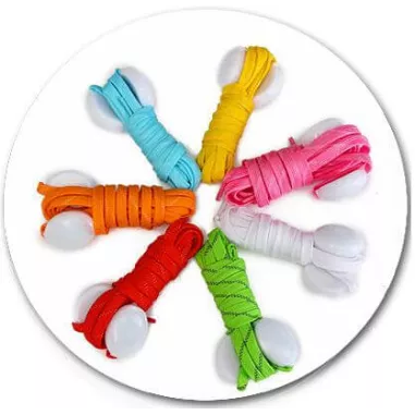 Lacets lumineux colorés pour vos chaussures