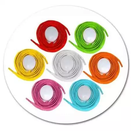 Lacets lumineux colorés pour vos chaussures Lacets lumineux colorés pour vos chaussures