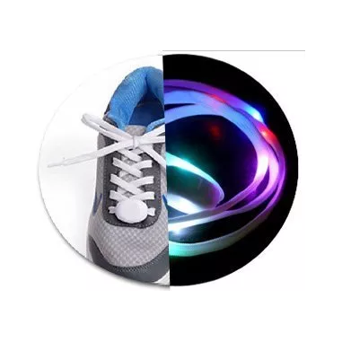 1 paire x lacets LED 2 en 1 : 8 coloris