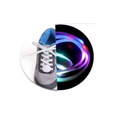 Lacets lumineux colorés pour vos chaussures Lacets lumineux colorés pour vos chaussures