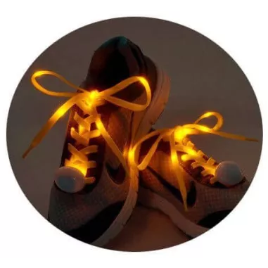 Lacets lumineux colorés pour vos chaussures