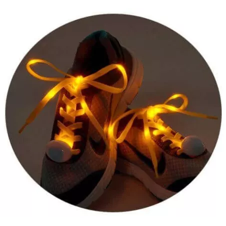 Lacets lumineux colorés pour vos chaussures
