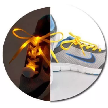 Lacets lumineux colorés pour vos chaussures