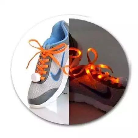 Lacets lumineux colorés pour vos chaussures Lacets lumineux colorés pour vos chaussures