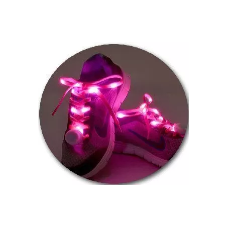 1 paire x lacets LED 2 en 1 : 8 coloris