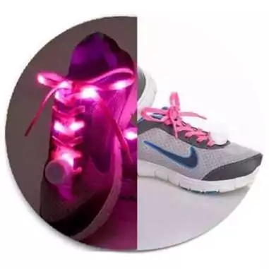 Lacets lumineux colorés pour vos chaussures