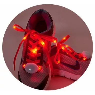 Lacets lumineux colorés pour vos chaussures