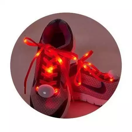 Lacets lumineux colorés pour vos chaussures Lacets lumineux colorés pour vos chaussures