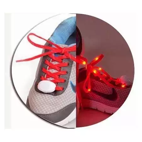 Lacets lumineux colorés pour vos chaussures Lacets lumineux colorés pour vos chaussures