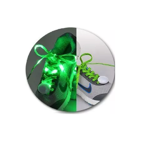 Lacets lumineux colorés pour vos chaussures