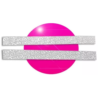 Lacets&nbsp;gris à&nbsp;motifs&nbsp;argentés pour vos chaussures