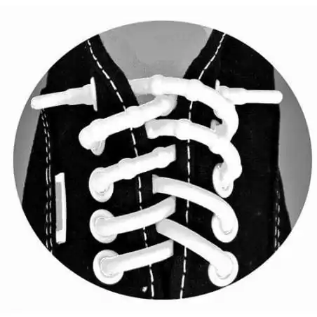 Lacets sans noeud silicone autobloquants pour vos chaussures de spost Lacets sans noeud silicone autobloquants pour vos chaussures de spost