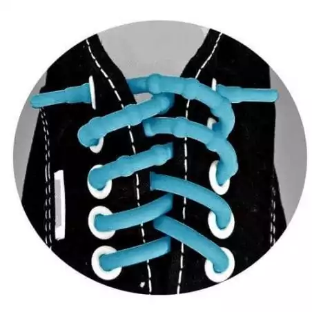 Lacets sans noeud silicone autobloquants pour vos chaussures de spost Lacets sans noeud silicone autobloquants pour vos chaussures de spost