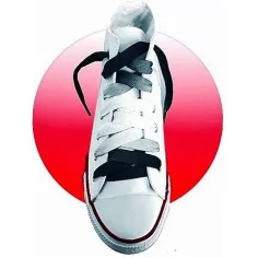 Lacets dégradés noirs pour vos chaussures 2