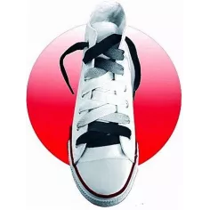 Lacets dégradés noirs pour vos chaussures 2