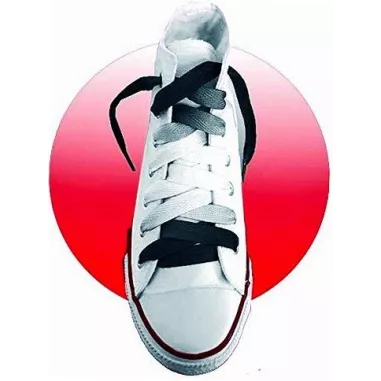 Lacets dégradés noirs pour vos chaussures
