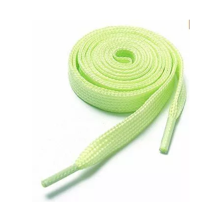 Lacets plats phosphorescents pour vos chaussures