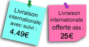 Livraison internationale LacetsFun offerte