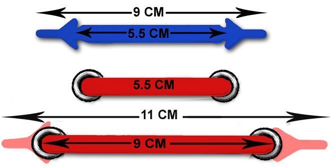 Taille lacets plats silicone