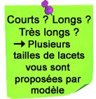 Taille de lacets fun